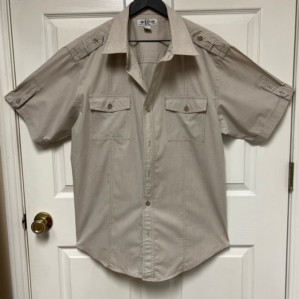 FAME Plaid Short Sleeve Shirt